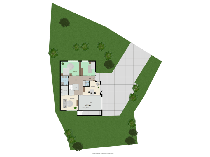 Begane grond met tuin