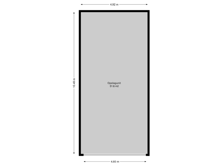 Opslagunit 52 m2