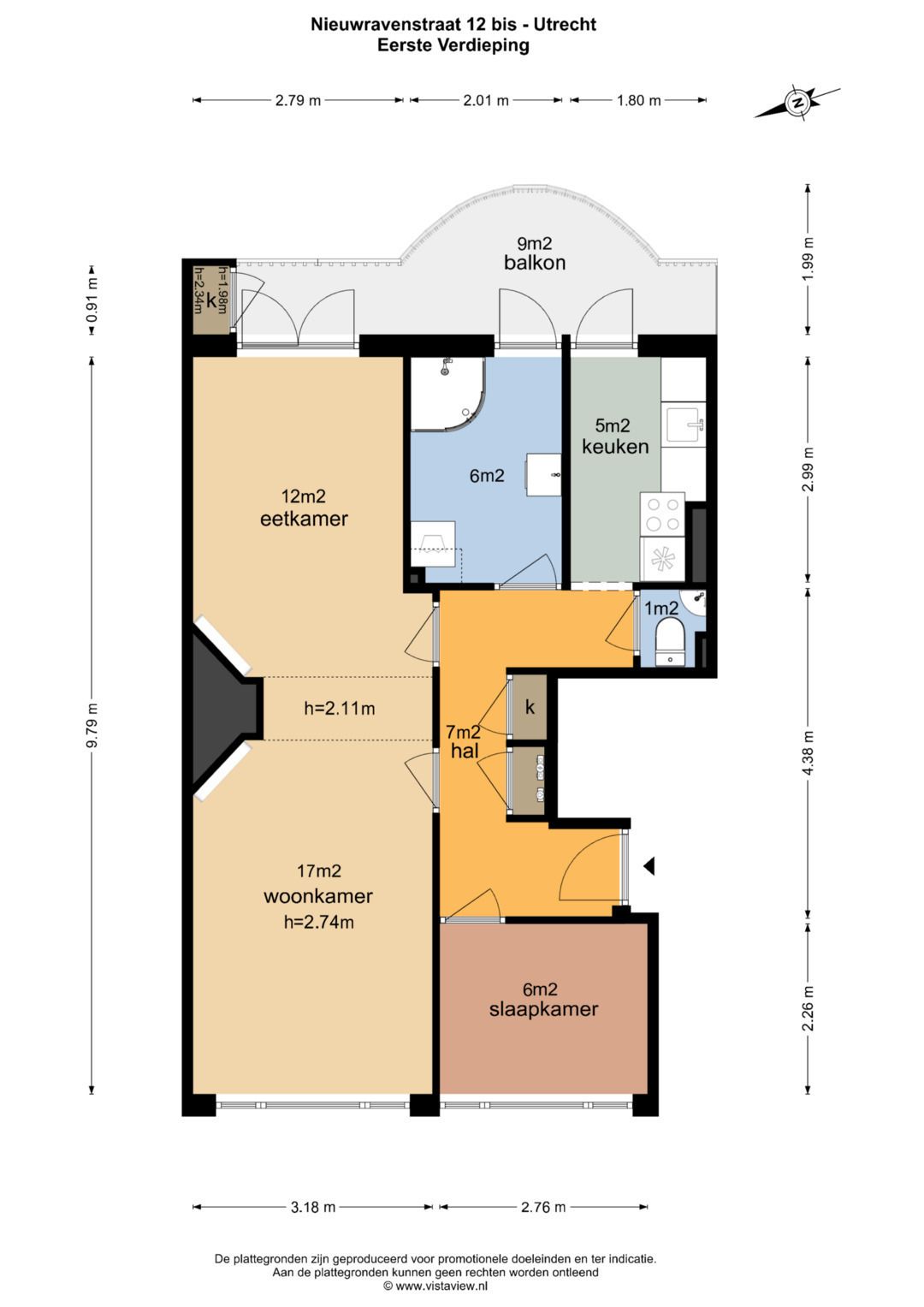 Foto 34 van Nieuwravenstraat 12-BS