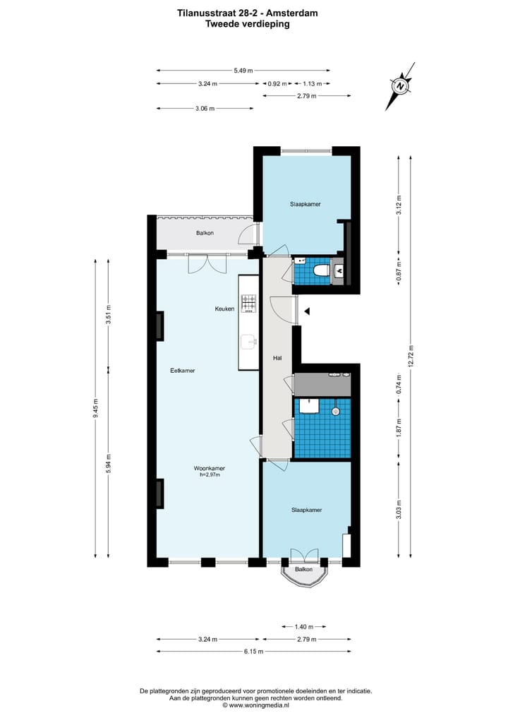 Foto 25 van Tilanusstraat 28-2