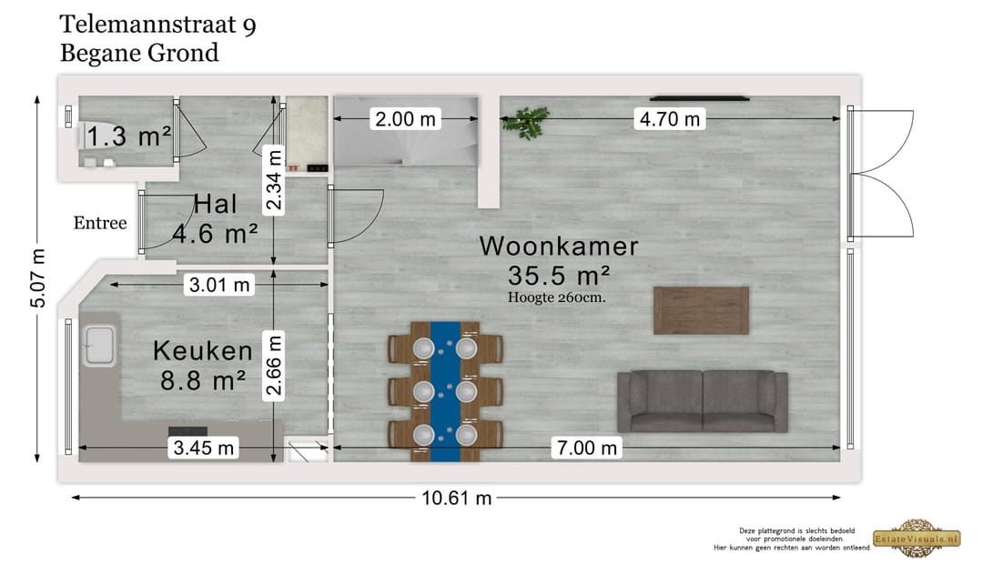 Foto 61 van Telemannstraat 9