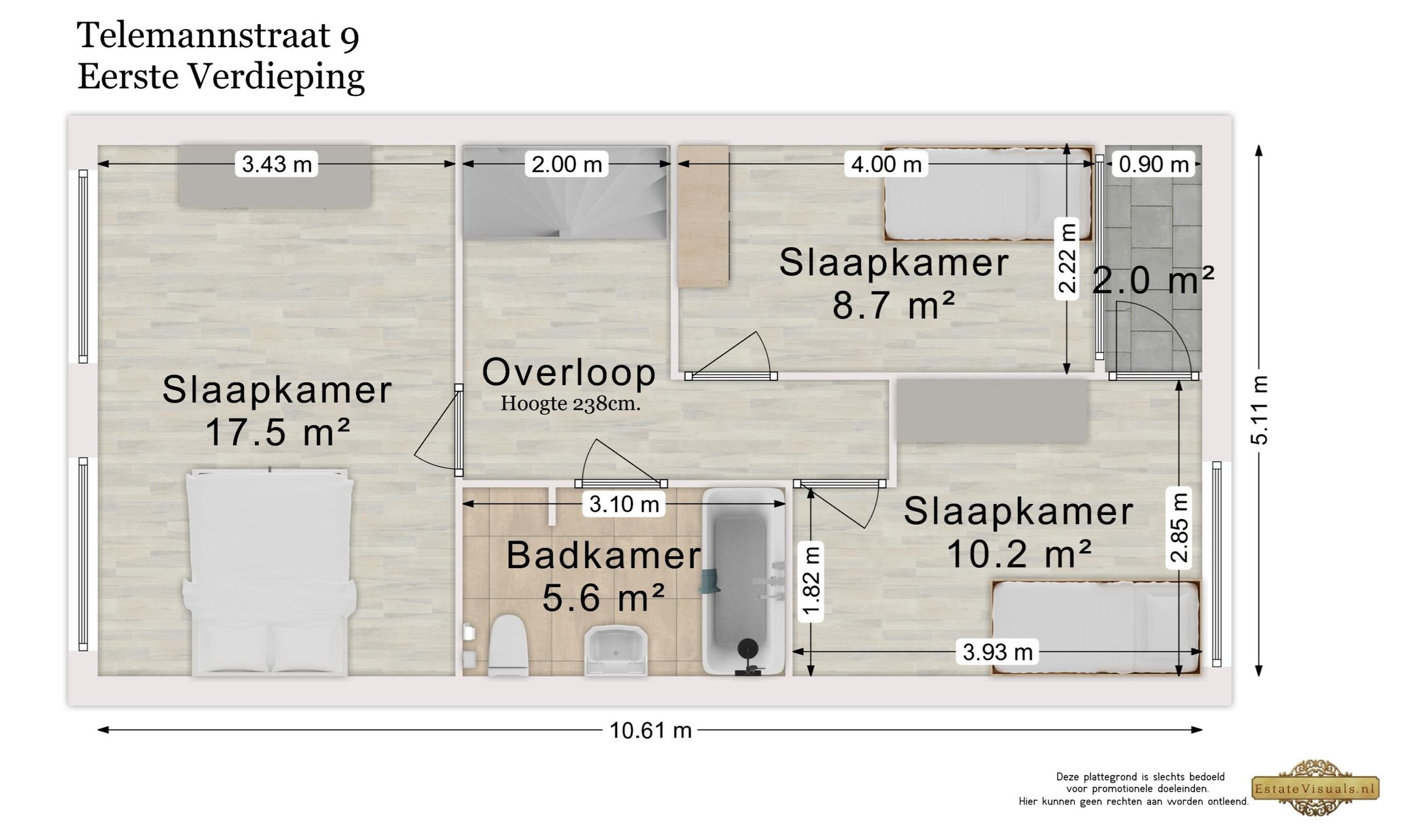 Foto 63 van Telemannstraat 9