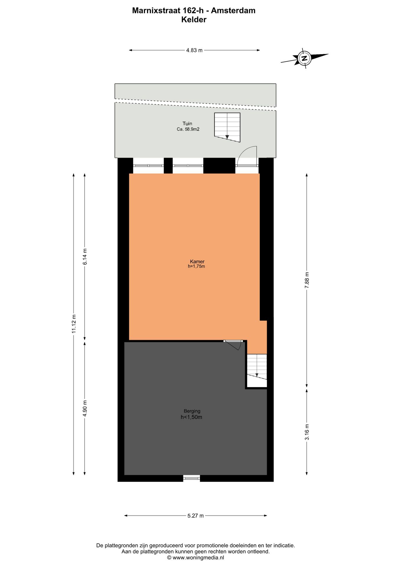 Foto 21 van Marnixstraat 162-H