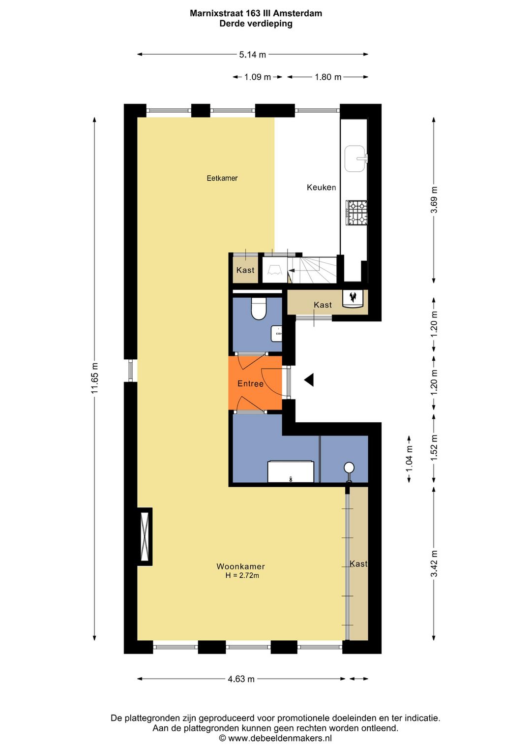 Photo 22 of Marnixstraat 166-3