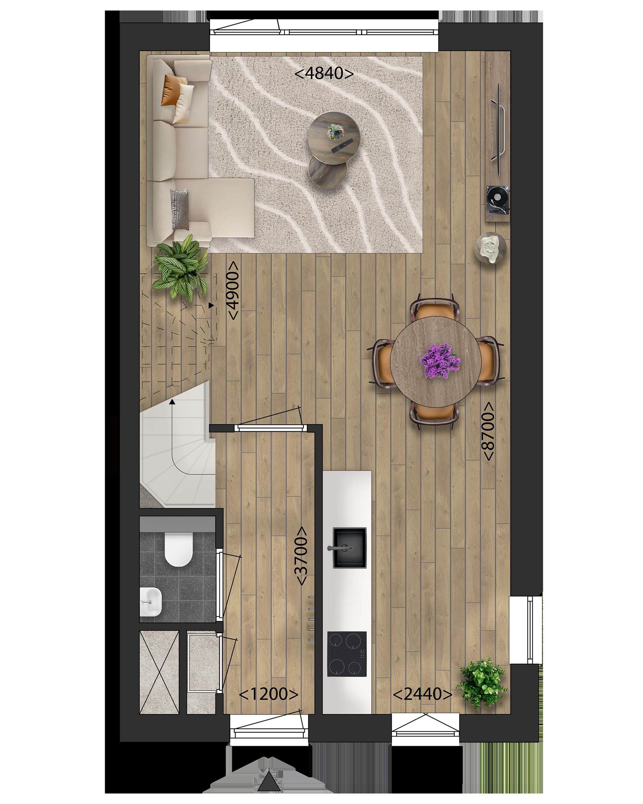 Foto 9 van Parkbuurt fase 1B - Rijwoning (Bouwnr. 28)