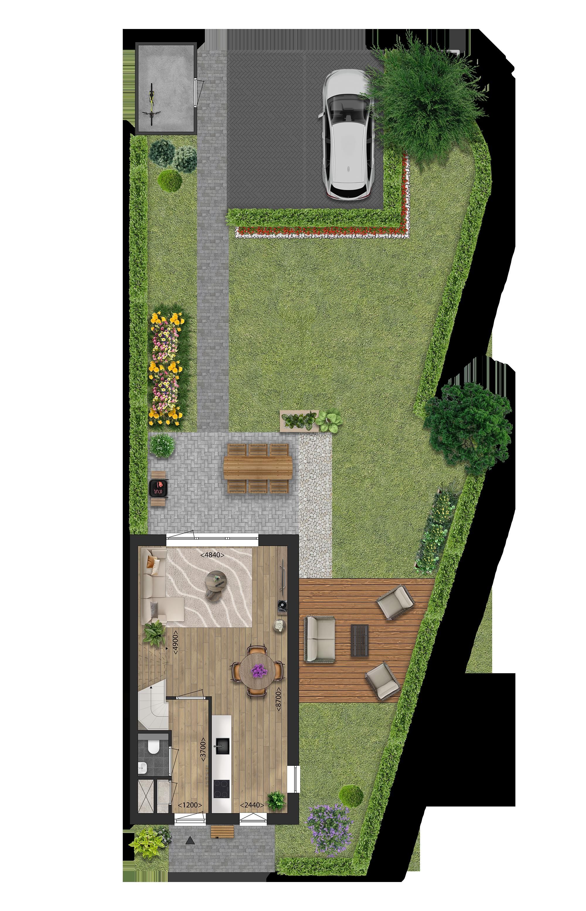 Foto 12 van Parkbuurt fase 1B - Rijwoning (Bouwnr. 28)