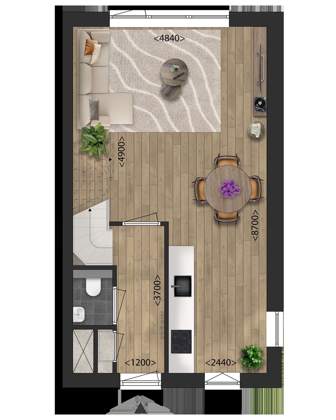 Foto 8 van Parkbuurt fase 1B - Rijwoning (Bouwnr. 43)