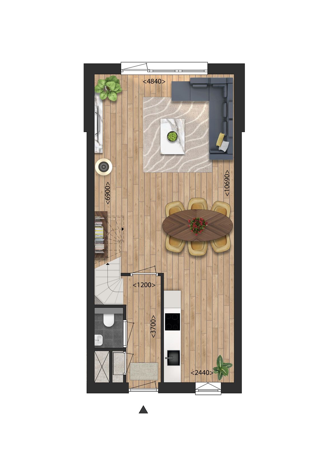 Foto 8 van Parkbuurt fase 1B - Rijwoning (Bouwnr. 45)