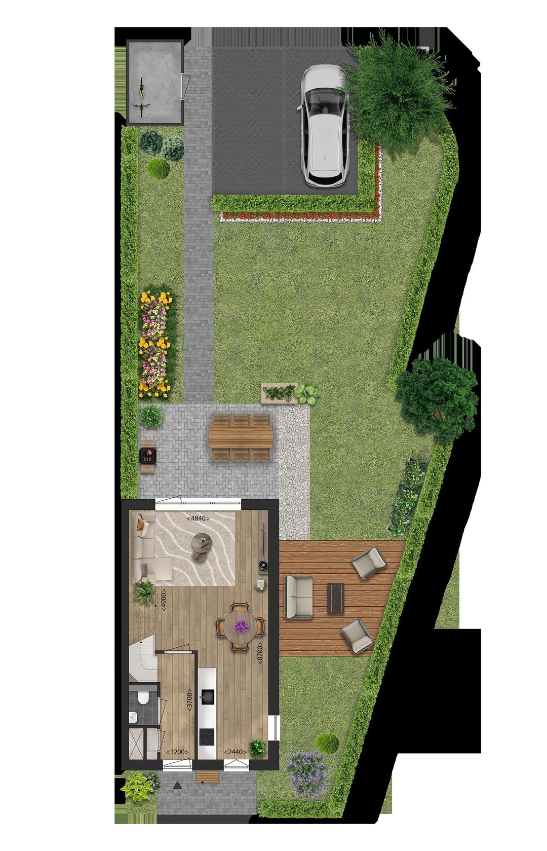 Foto 11 van Parkbuurt fase 1B - Rijwoning (Bouwnr. 47)