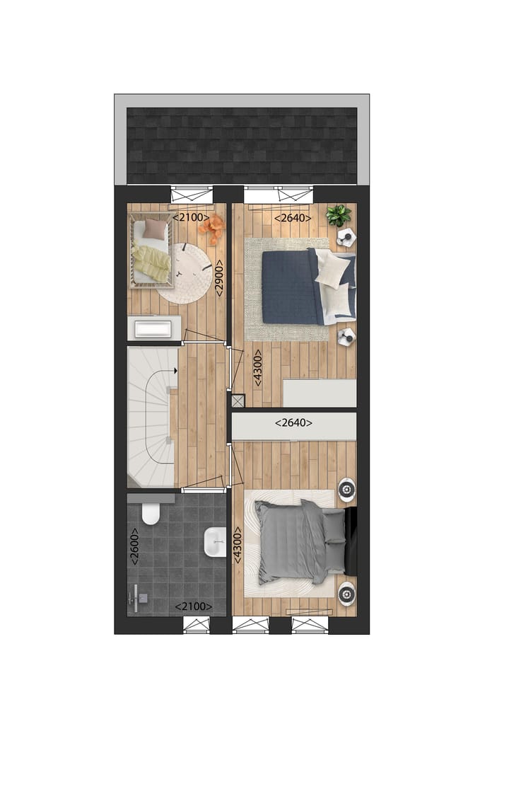 Foto 9 van Parkbuurt fase 1B - Rijwoning (Bouwnr. 50)