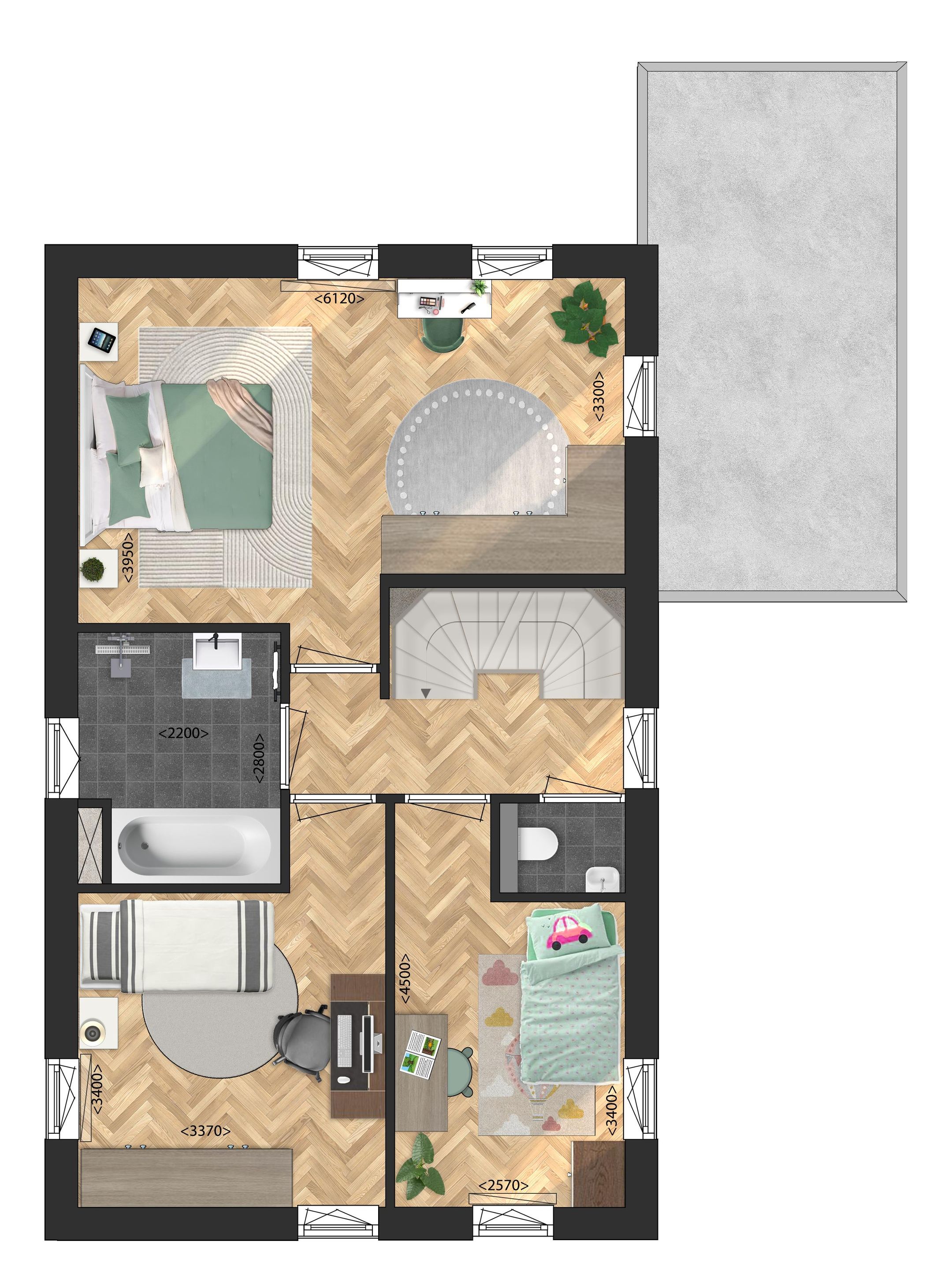 Foto 9 van Parkbuurt fase 1B - Vrijstaande woningen (Bouwnr. 32)