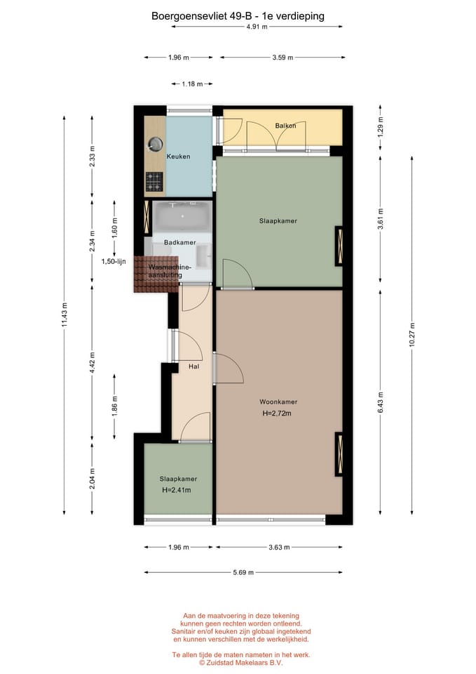 Foto 23 van Boergoensevliet 49-B