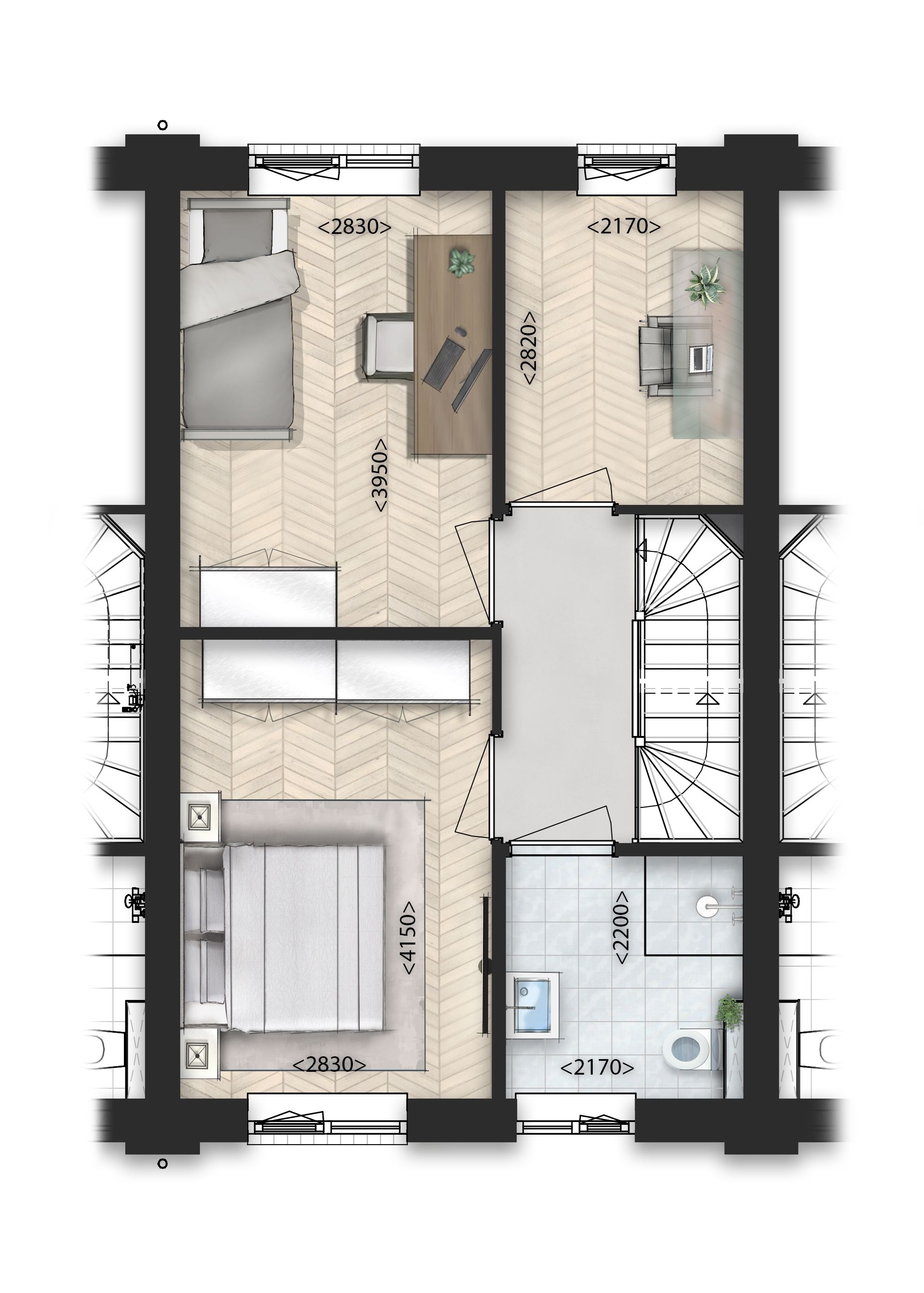 Foto 6 van Poorthuis (Bouwnr. 197)