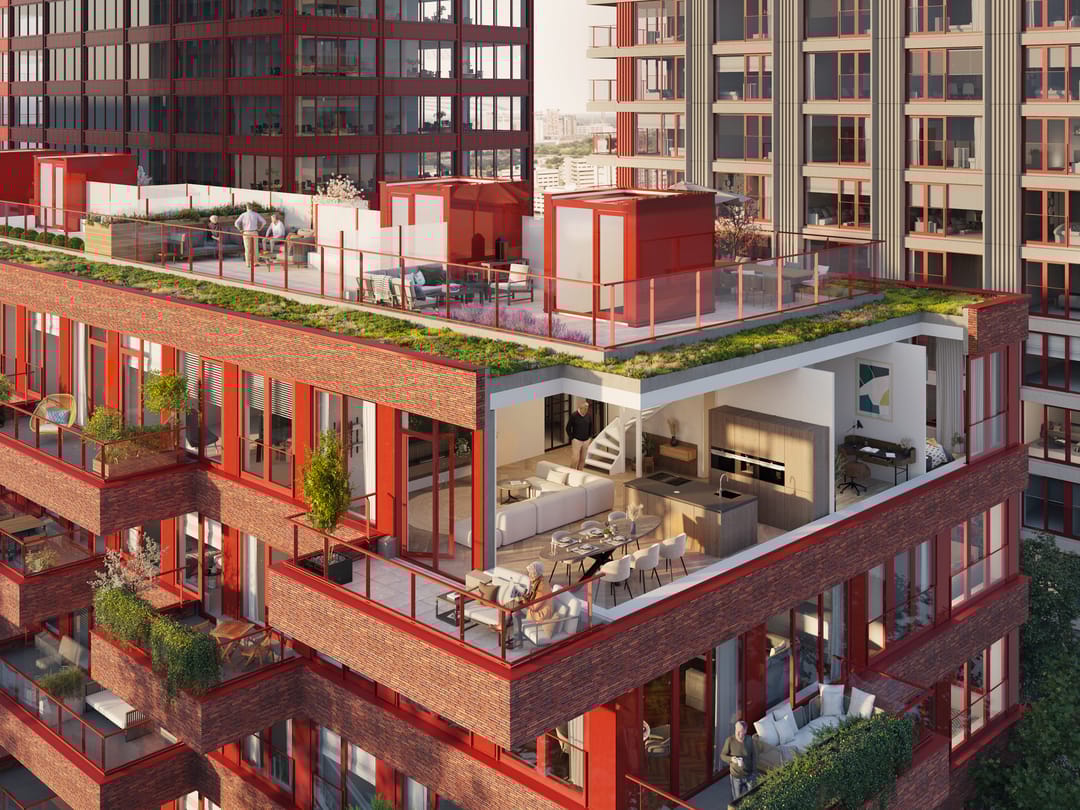 Foto 2 van 9 | Flare | 2-kamer app | Lightyards (Bouwnr. 9)