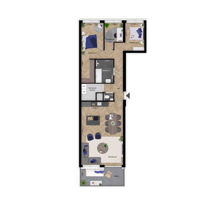 Foto 6 van 11 | Glow | 4-kamer app | Lightyards (Bouwnr. 11)