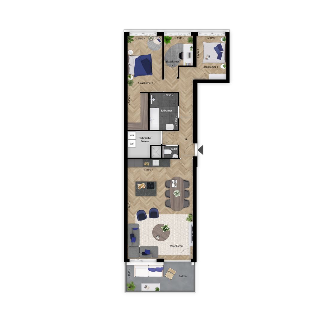 Foto 7 van 10 | Glow | 4-kamer app | Lightyards (Bouwnr. 10)