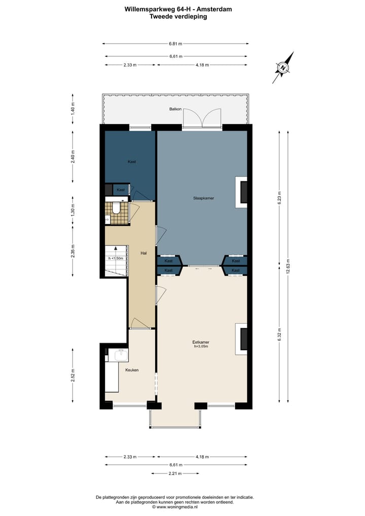 Foto 33 van Willemsparkweg 64-H