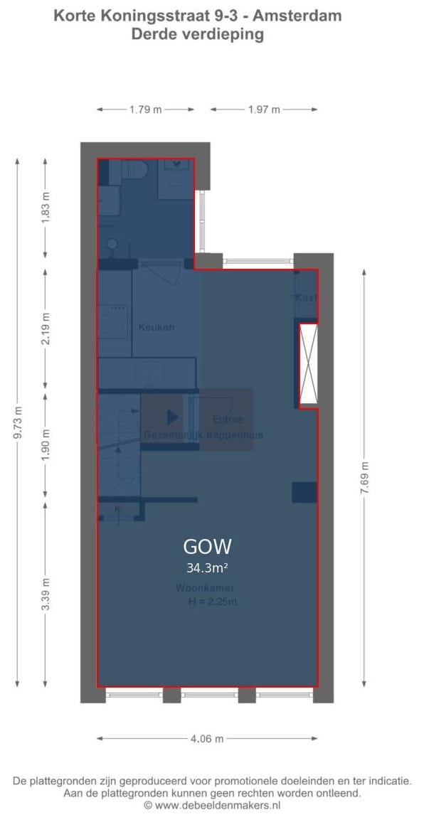 Foto 24 van Korte Koningsstraat 9-3