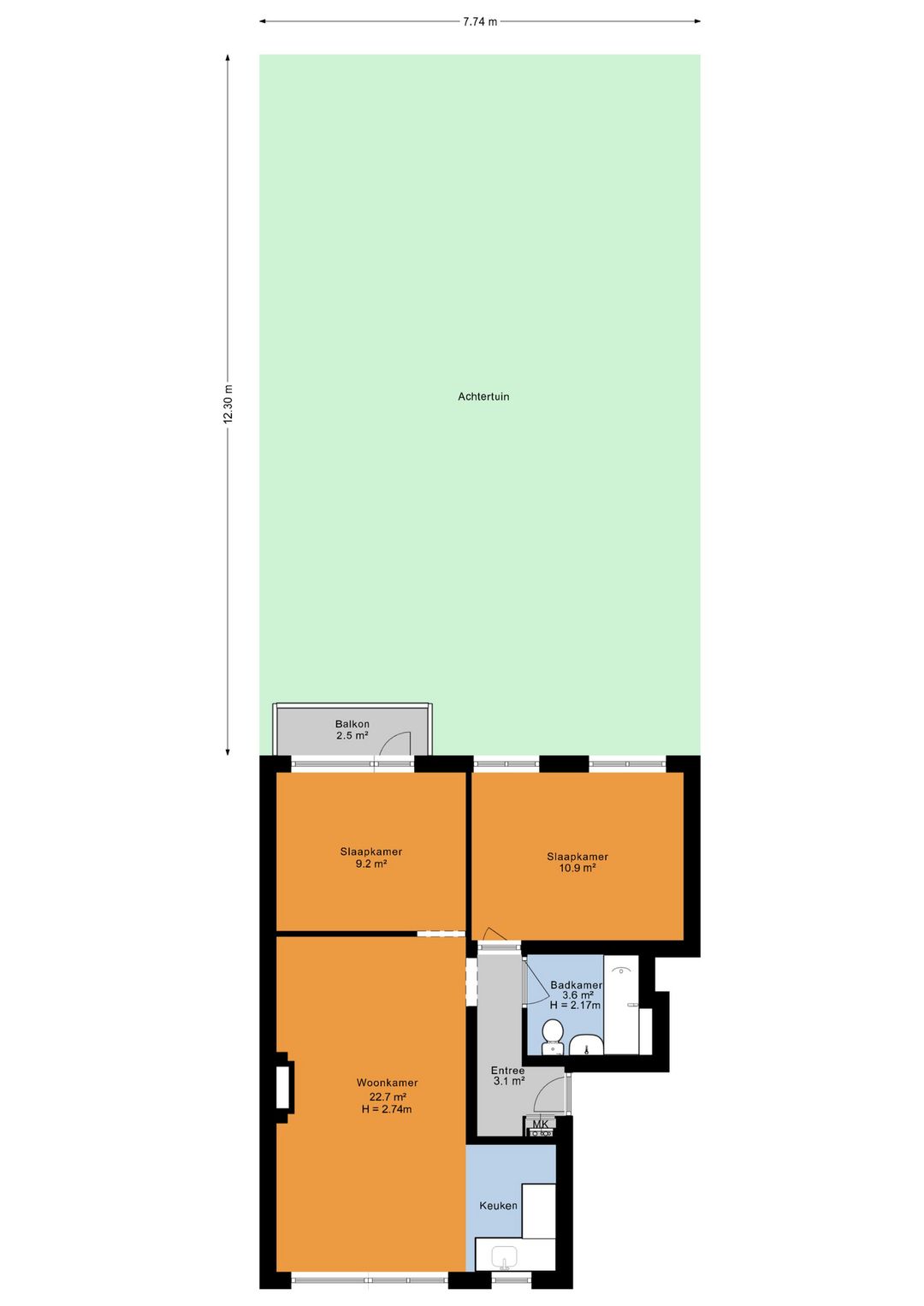 Foto 22 van Belgischestraat 27-A