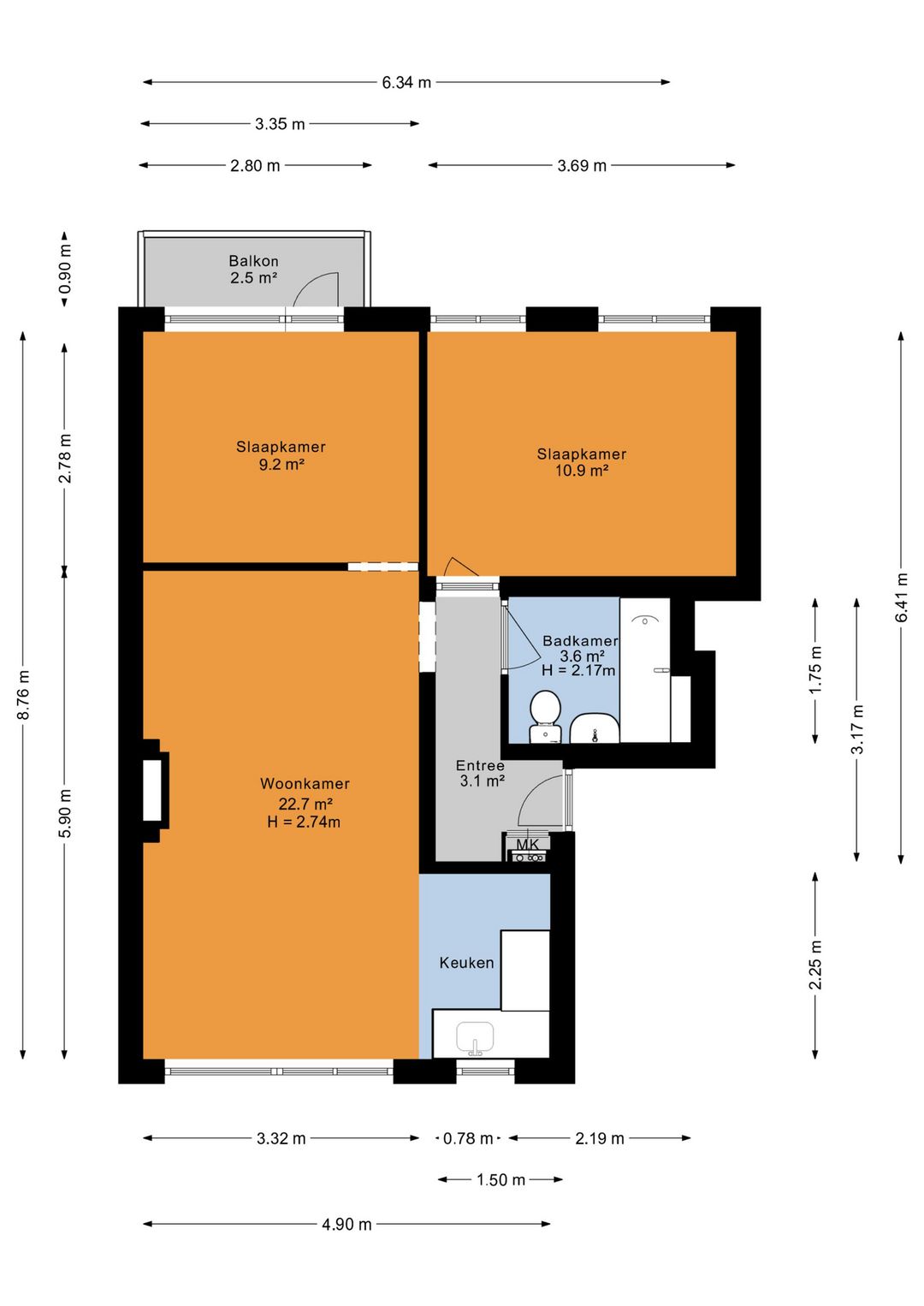 Foto 23 van Belgischestraat 27-A