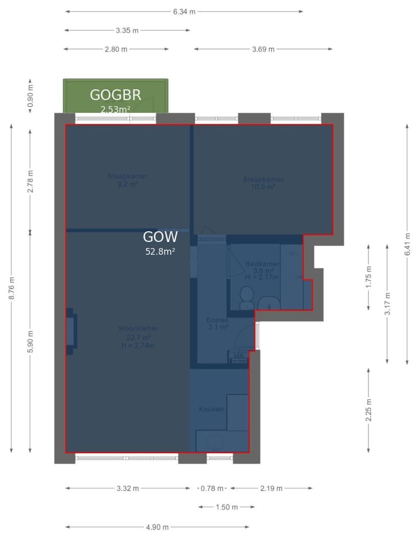 Foto 28 van Belgischestraat 27-A