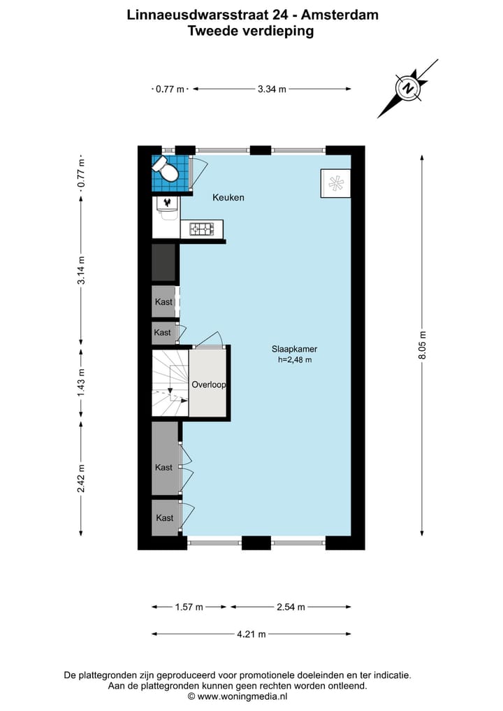 Foto 26 van Linnaeusdwarsstraat 24