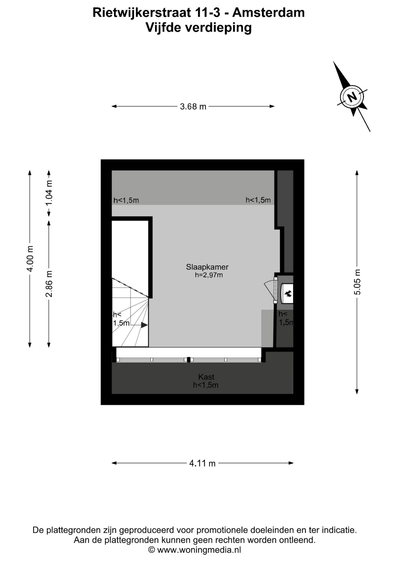 Foto 40 van Rietwijkerstraat 11-3