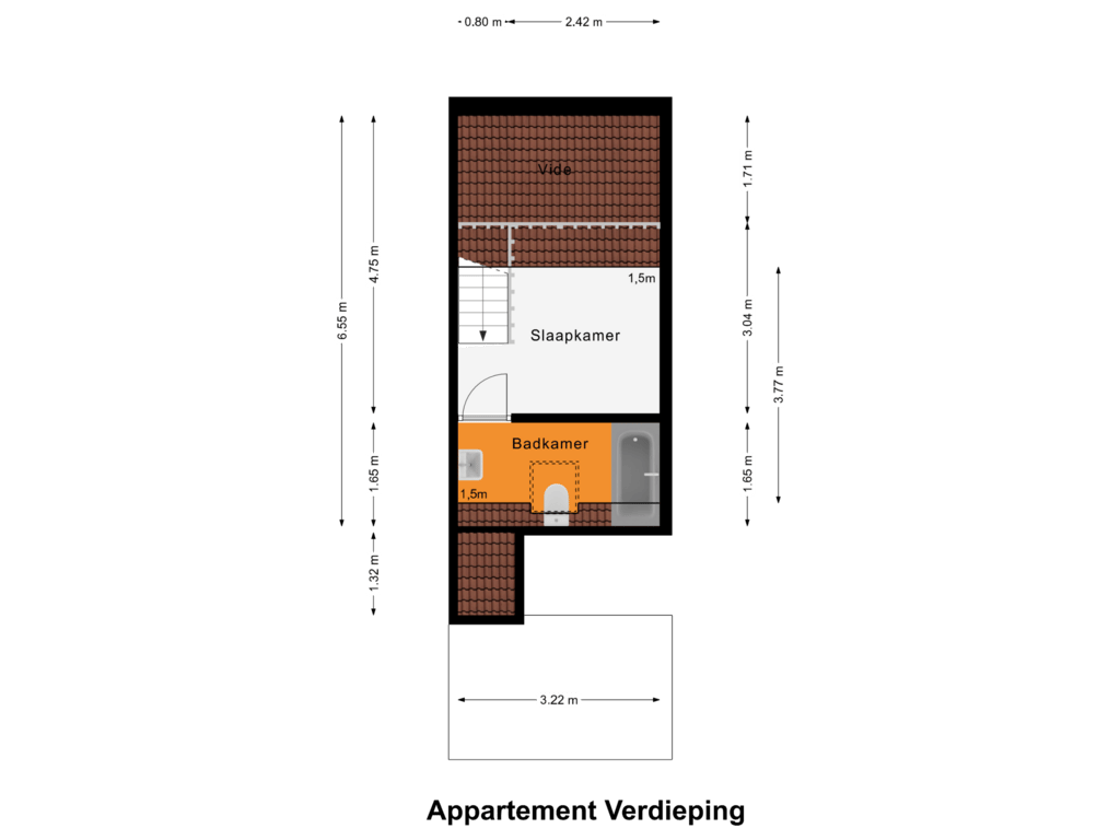Appartement Verdieping