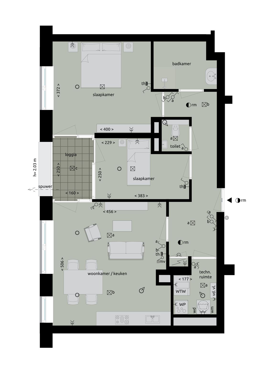 Foto 7 van Appartement (Bouwnr. 3.3)