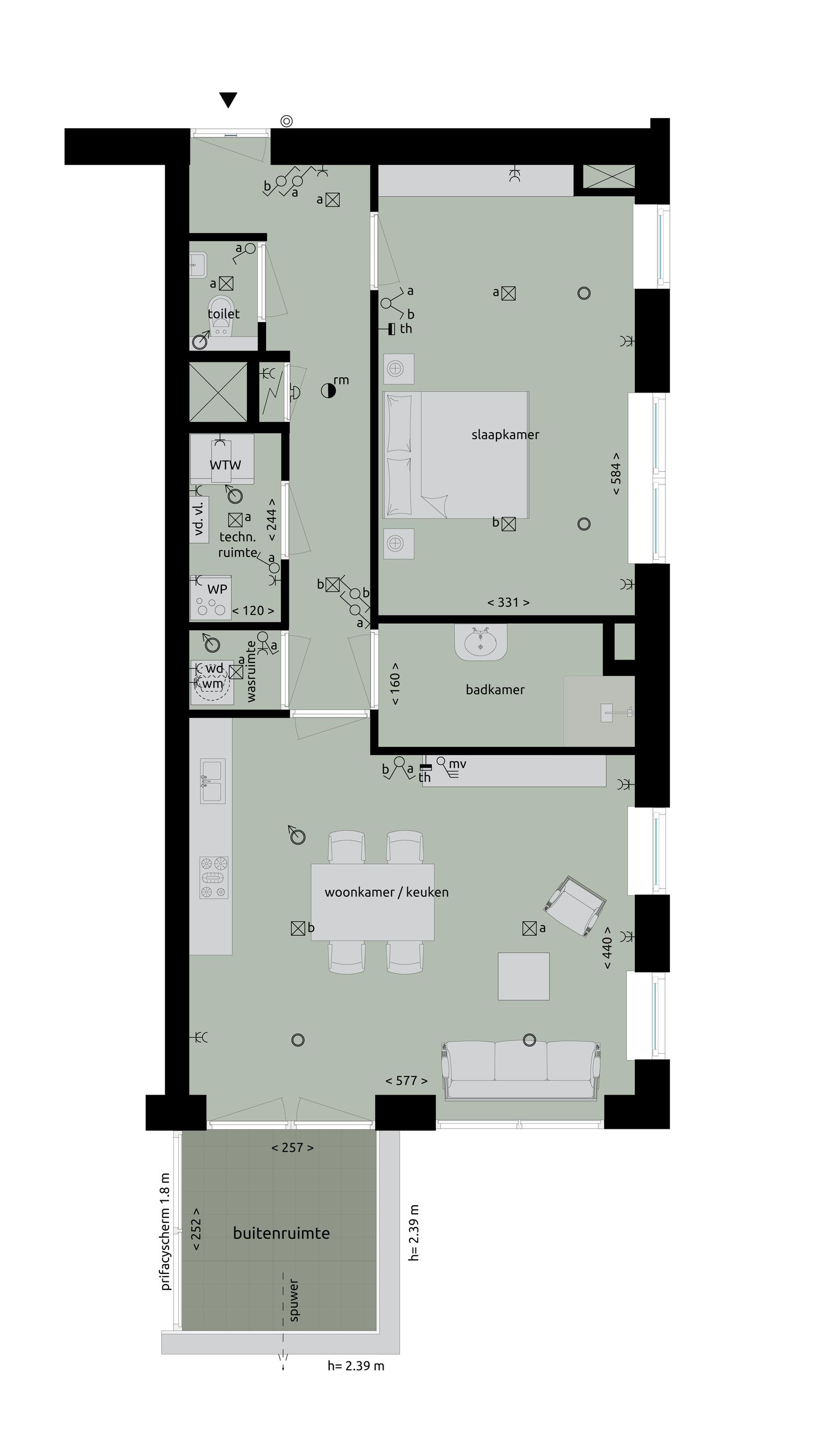 Foto 5 van Appartement (Bouwnr. 0.6)