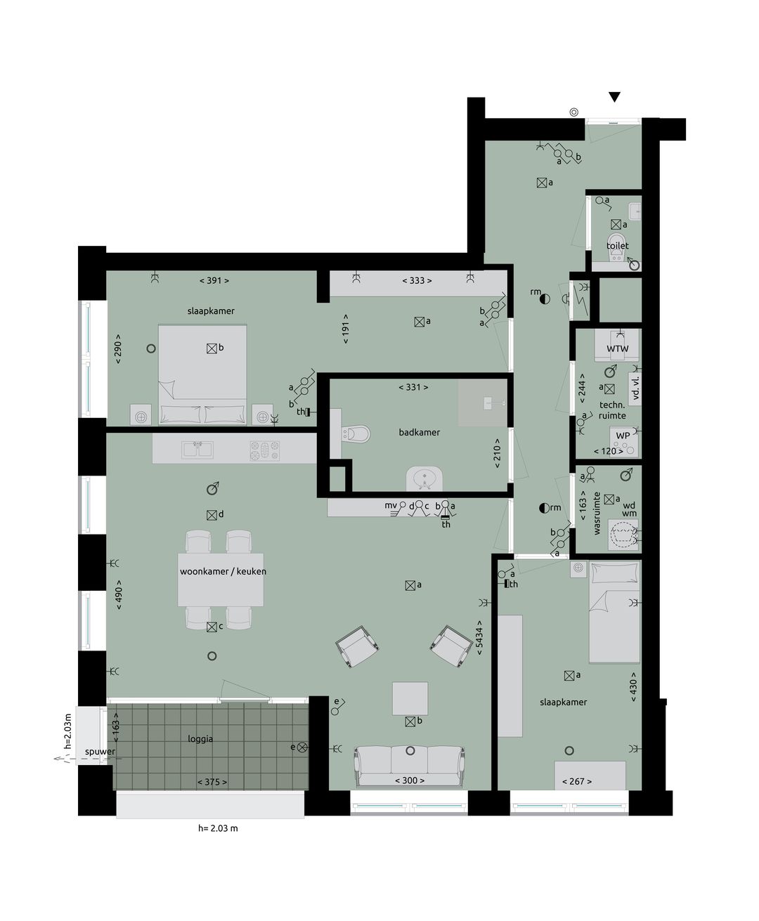 Foto 7 van Appartement (Bouwnr. 1.6)