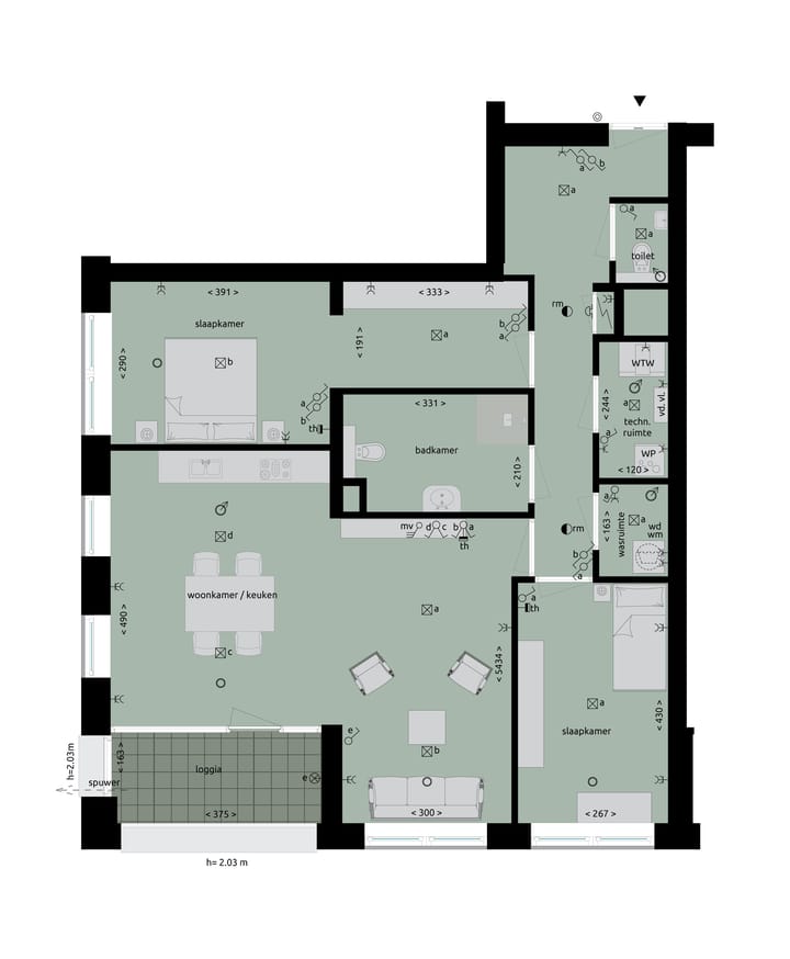 Foto 5 van Appartement (Bouwnr. 3.4)