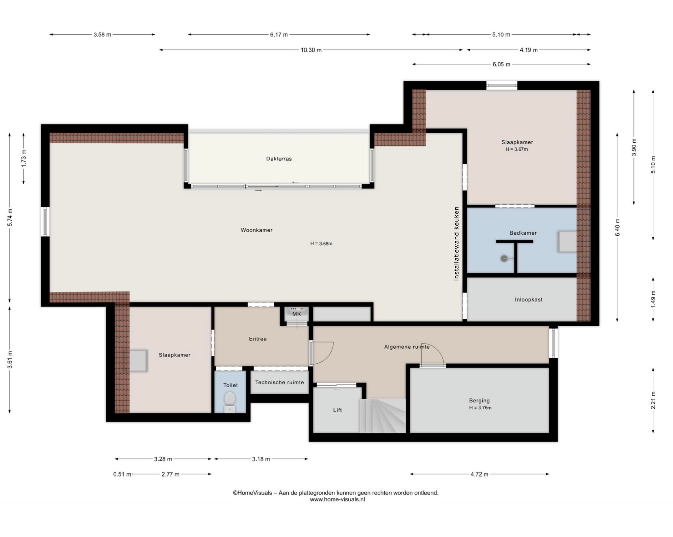 Foto 9 van Penthouses (Bouwnr. 3.1)