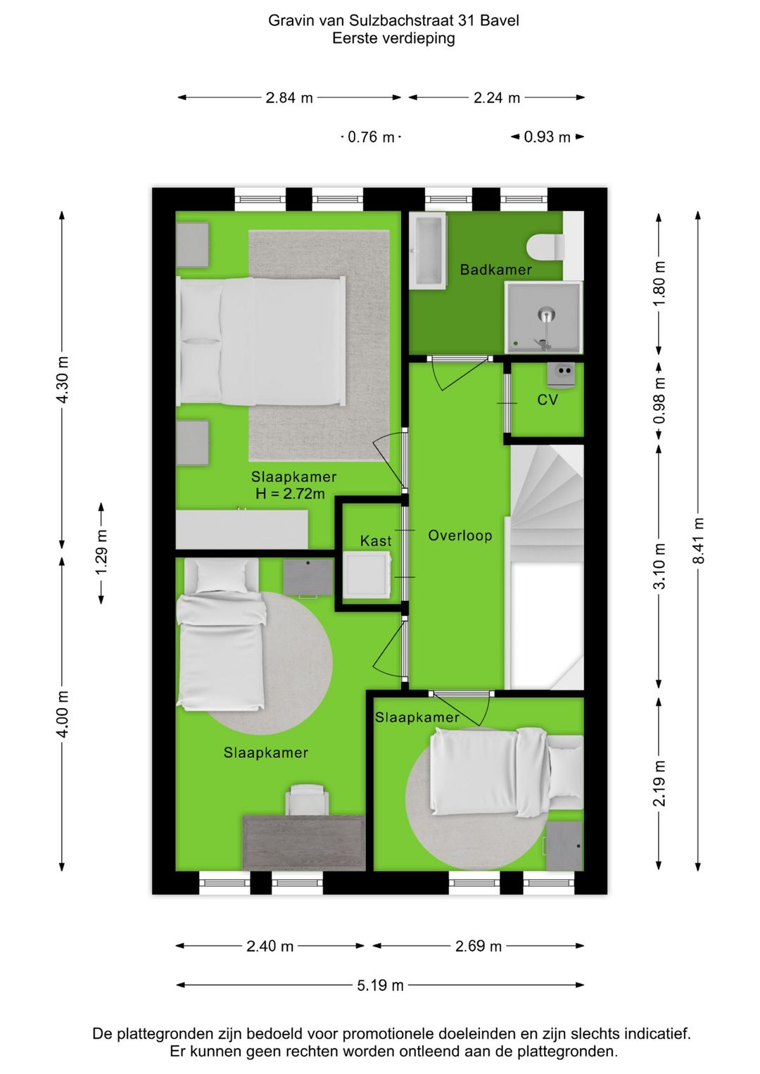 Foto 31 van Gravin van Sulzbachstraat 31