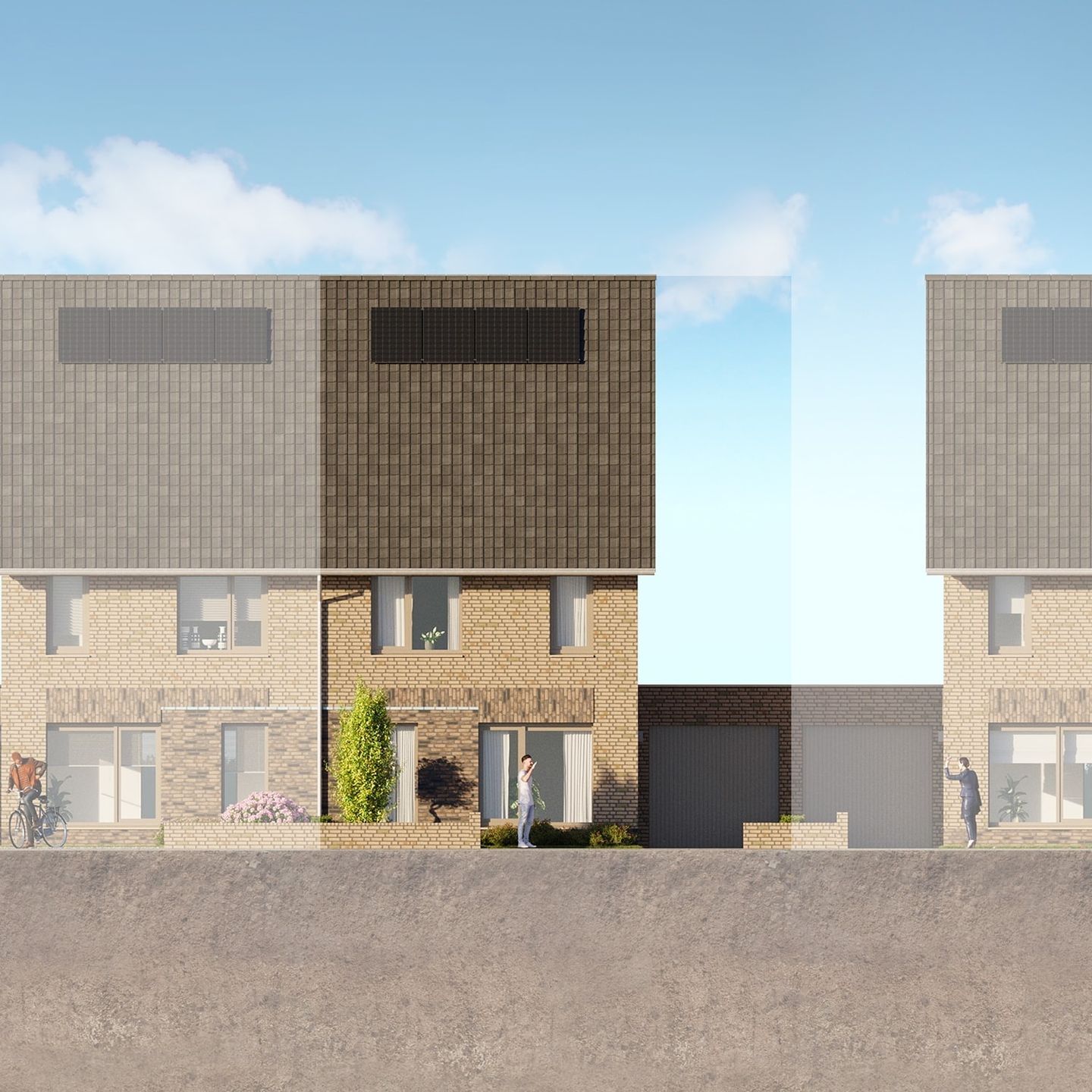 Foto 1 van Twee-onder-een-kapwoning (Bouwnr. 13)