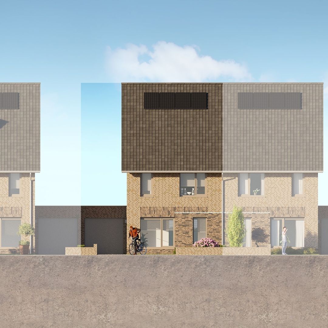 Foto 1 van Twee-onder-een-kapwoning (Bouwnr. 12)