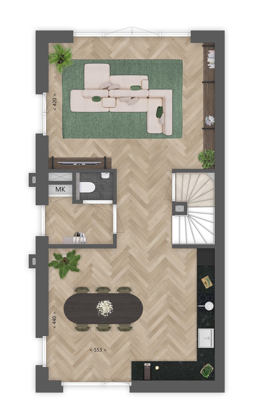 Photo 2 of Twee-onder-een-kapwoning (Bouwnr. 32)