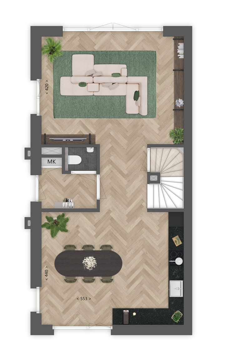 Photo 2 of Twee-onder-een-kapwoning (Bouwnr. 32)