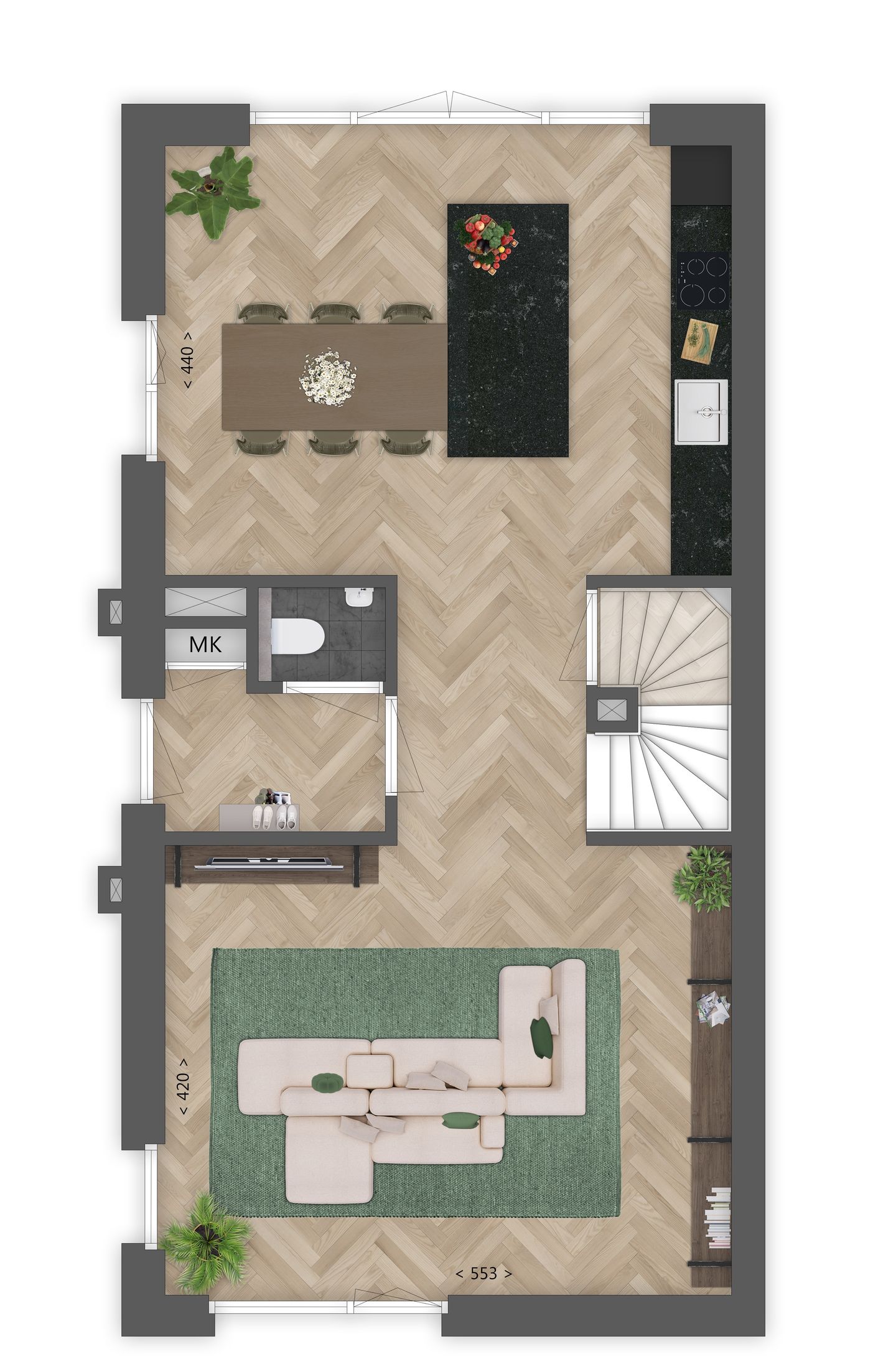 Foto 5 van Twee-onder-een-kapwoning (Bouwnr. 27)