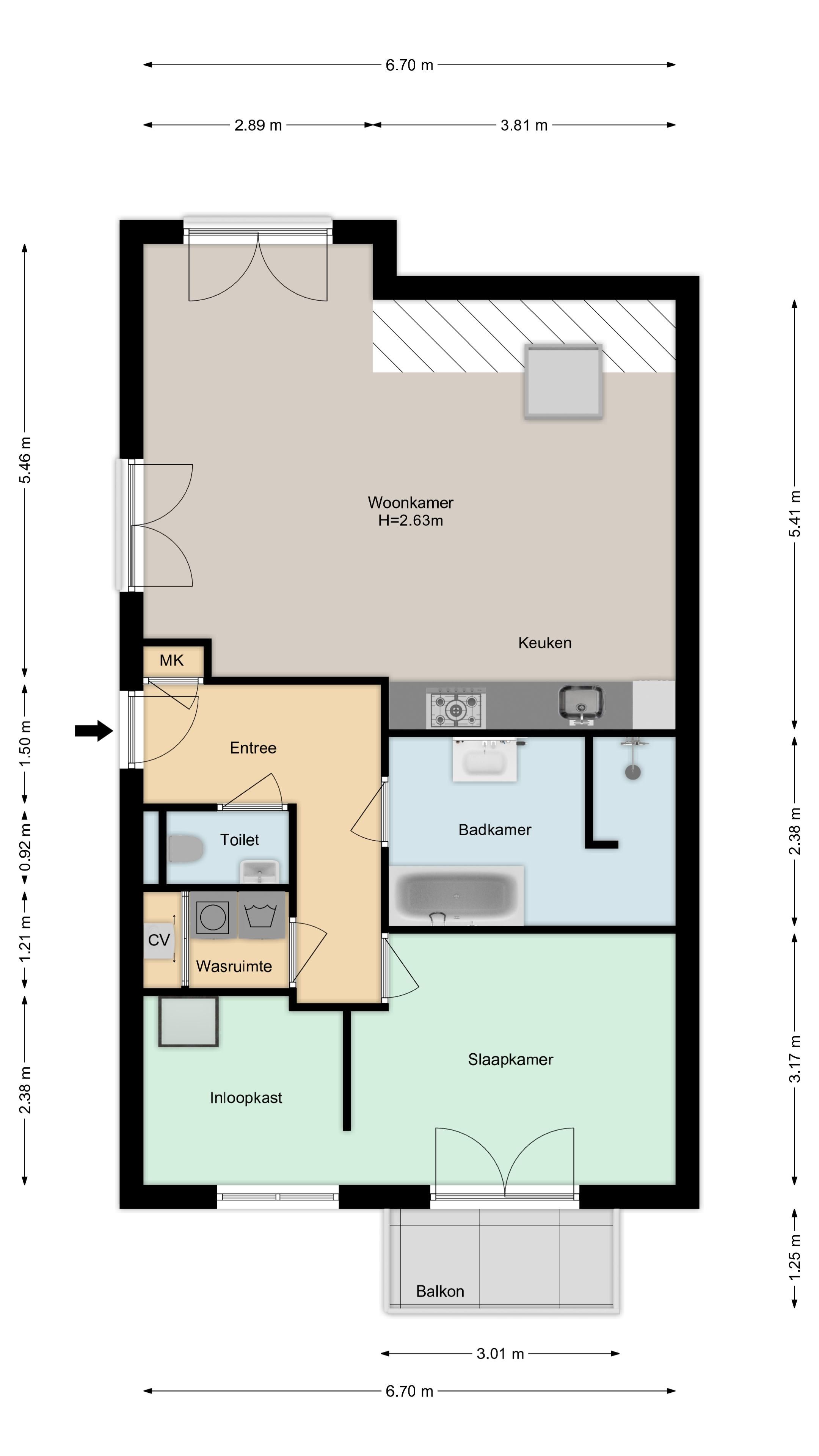 Foto 45 van Brabantialaan 8-D