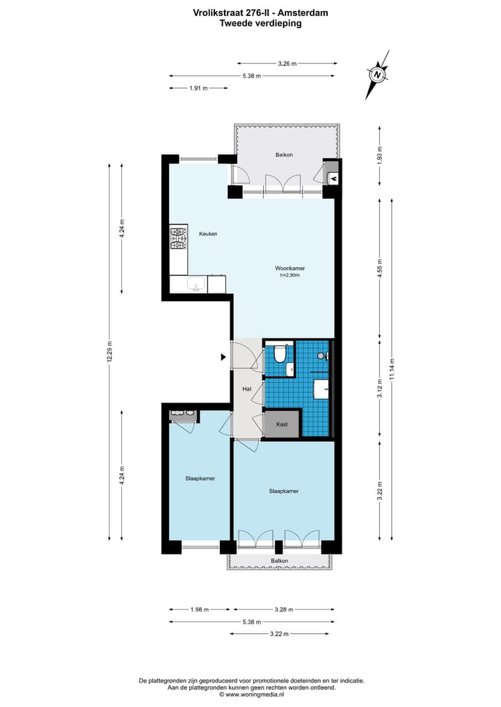 Foto 26 van Vrolikstraat 276-2