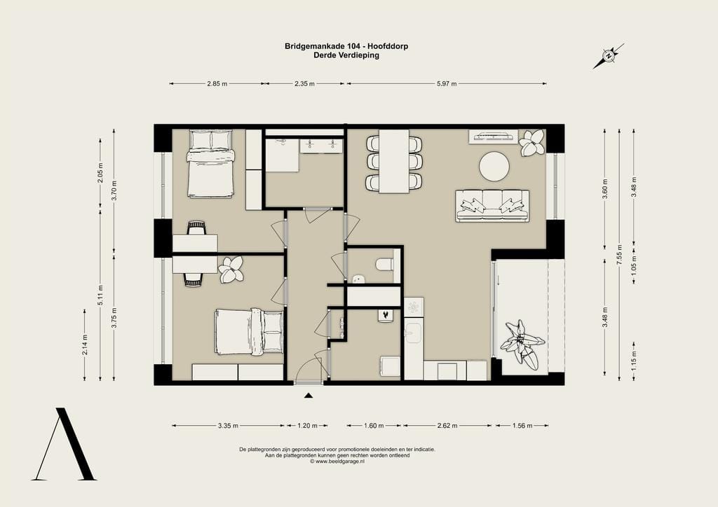 Foto 14 van Bridgemankade 104