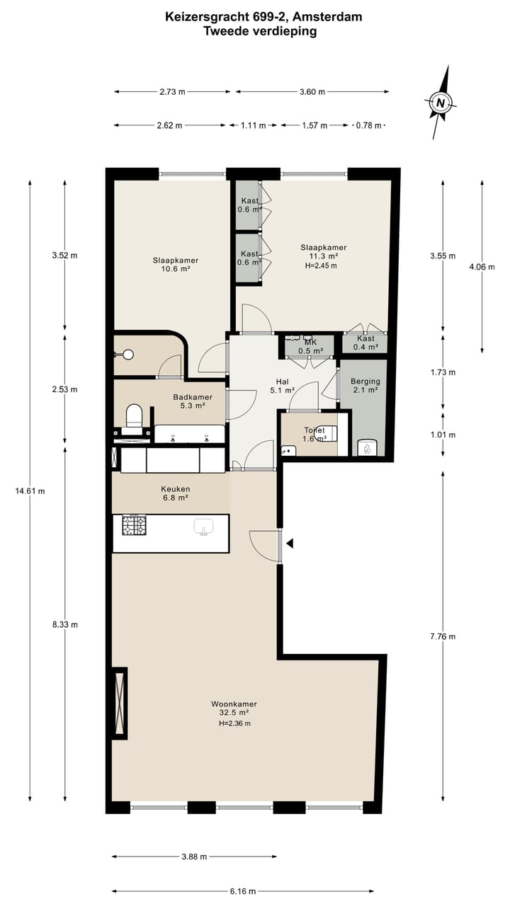Foto 30 van Keizersgracht 699-C