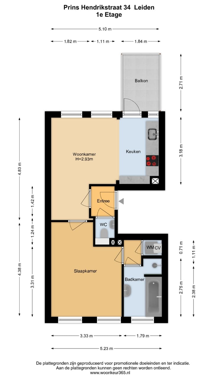 Foto 18 van Prins Hendrikstraat 34-A