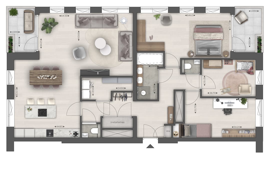 Photo 1 of Panorama appartement (Bouwnr. 28)