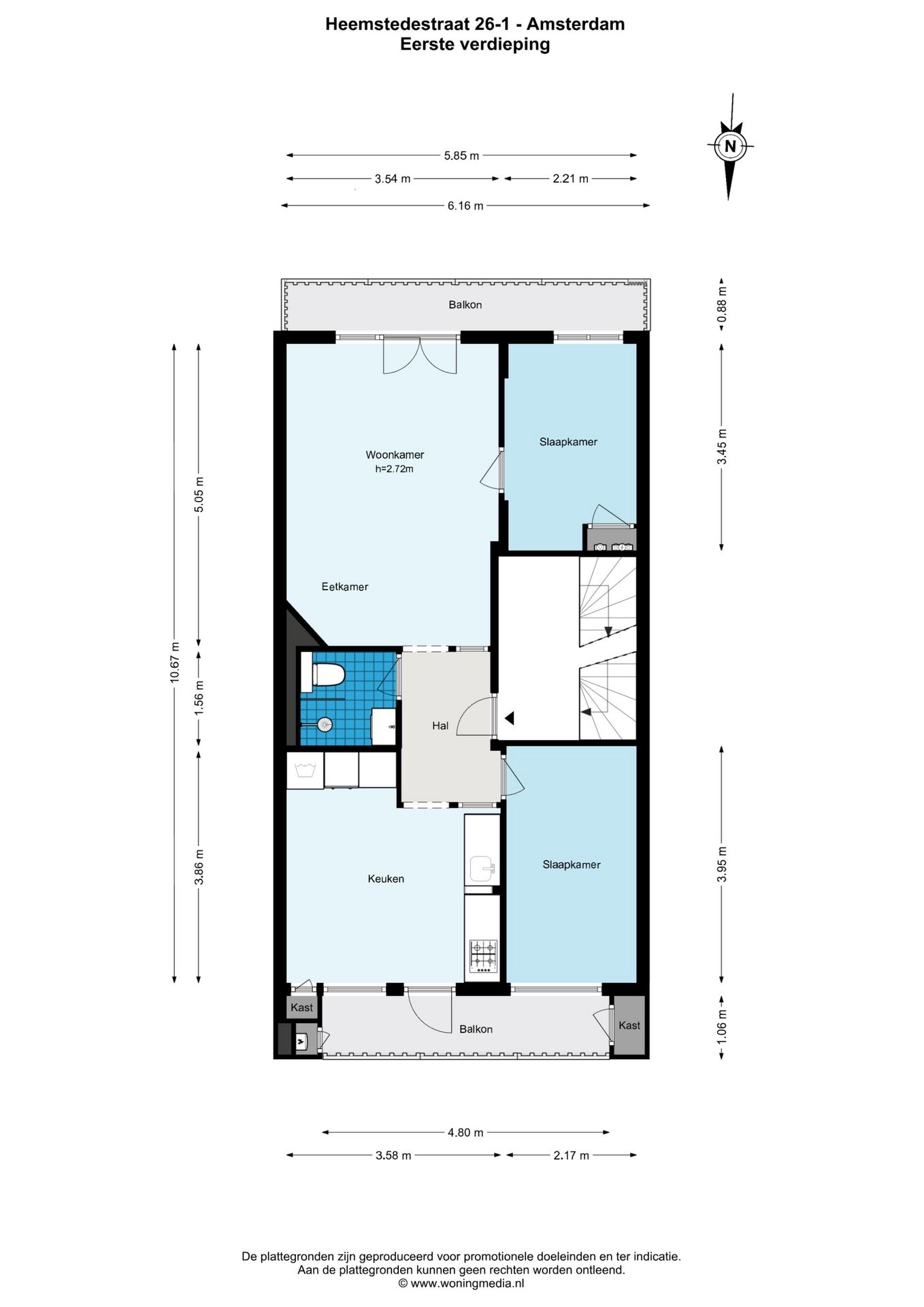 Foto 18 van Heemstedestraat 26-1