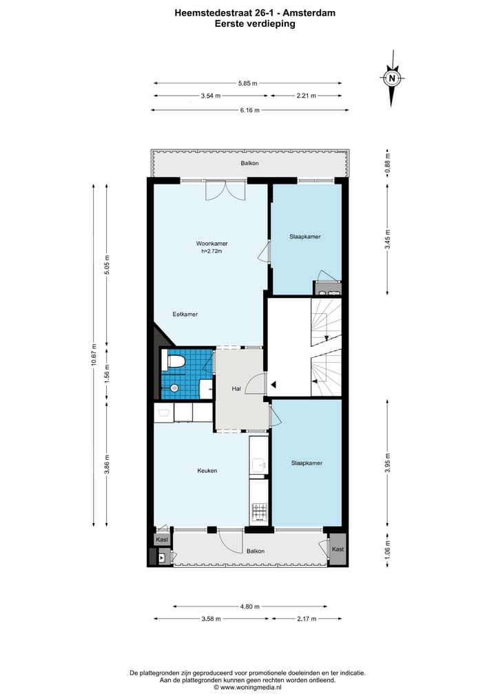 Foto 18 van Heemstedestraat 26-1