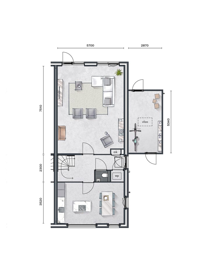 Foto 10 van Buurtvrij fase 1a - 2-onder-1-kapwoning (Bouwnr. 022)