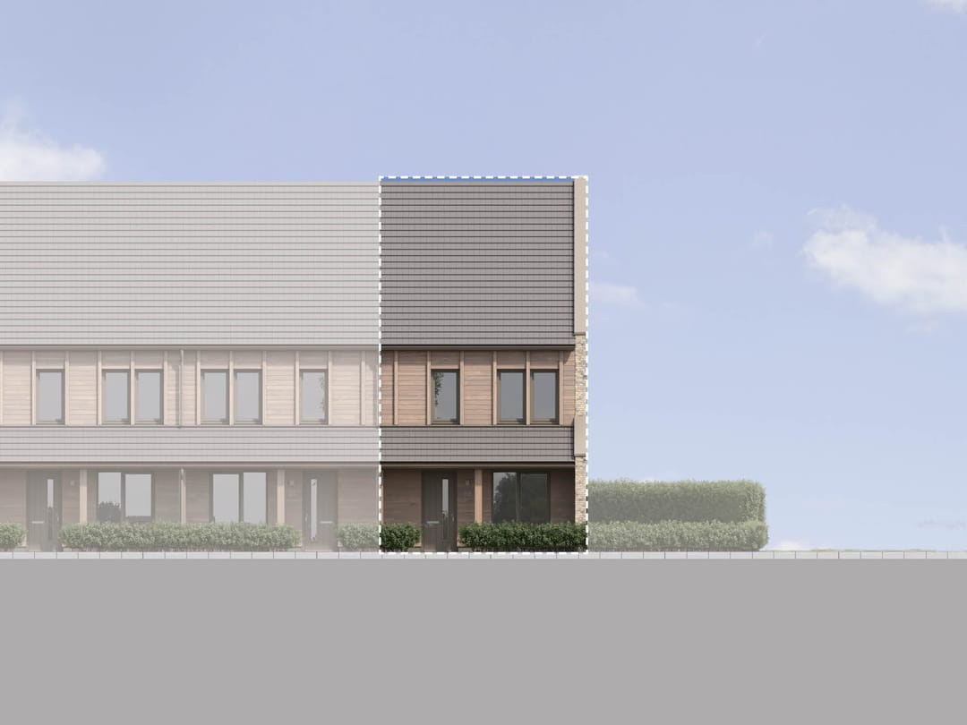 Foto 1 van Buurtvrij fase 1a - Hoekwoning (Bouwnr. 060)