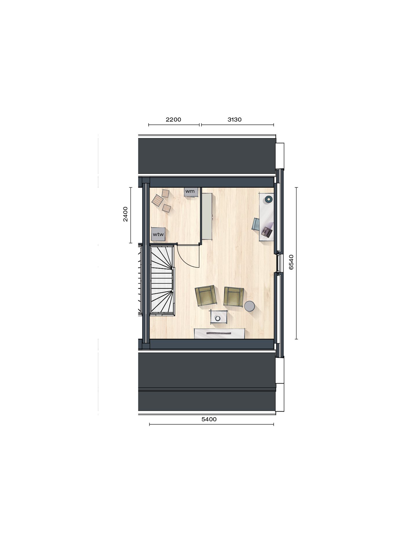 Foto 4 van Buurtvrij fase 1a - Hoekwoning (Bouwnr. 060)